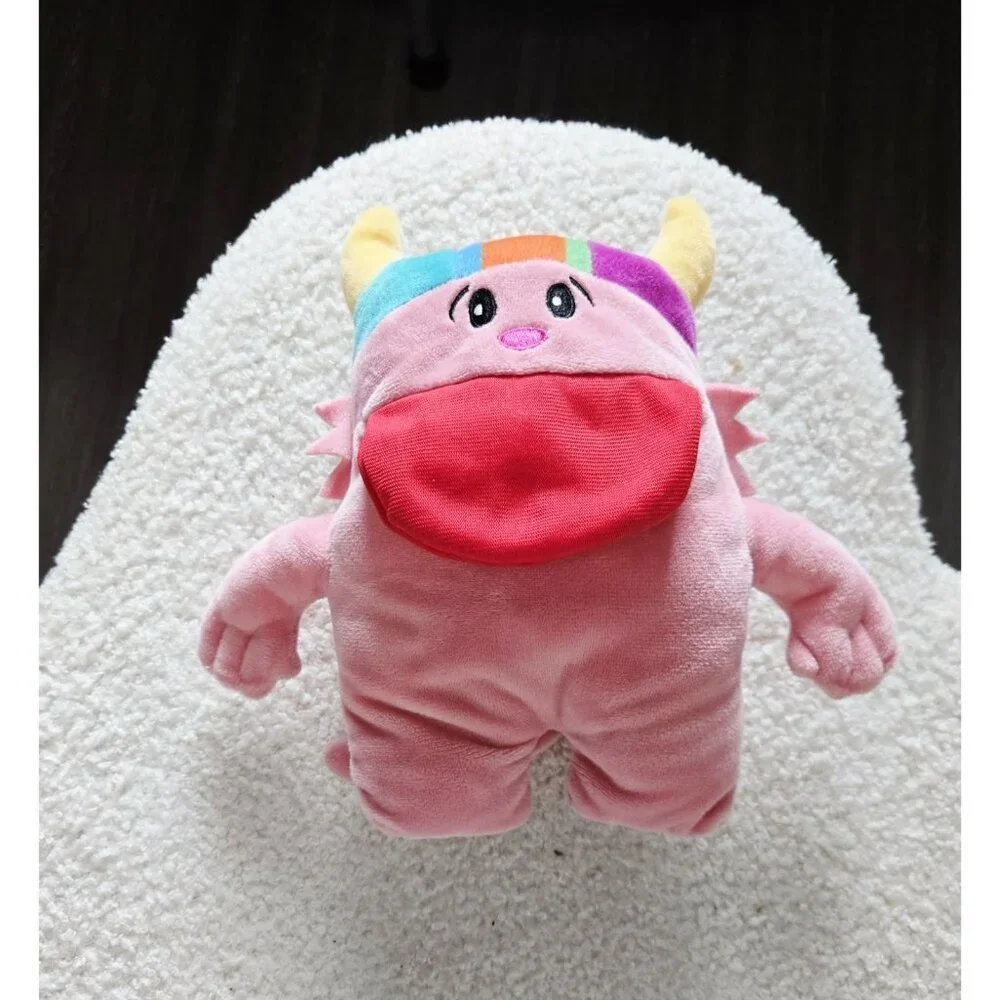 The Tooth Brigade Tooth Fairy Pillow - Pink Ollie Monster - CHILDREN Keepsake